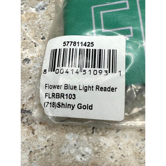 Lot of 4 Flower Blue Light Blocking Reader Glasses Computer Gold Round Frame main image 5